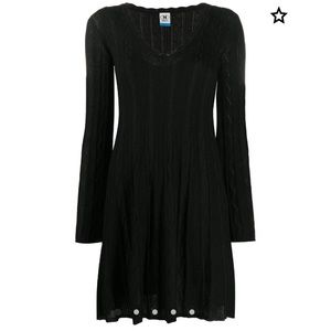Missoni black free-knit dress size S/M
